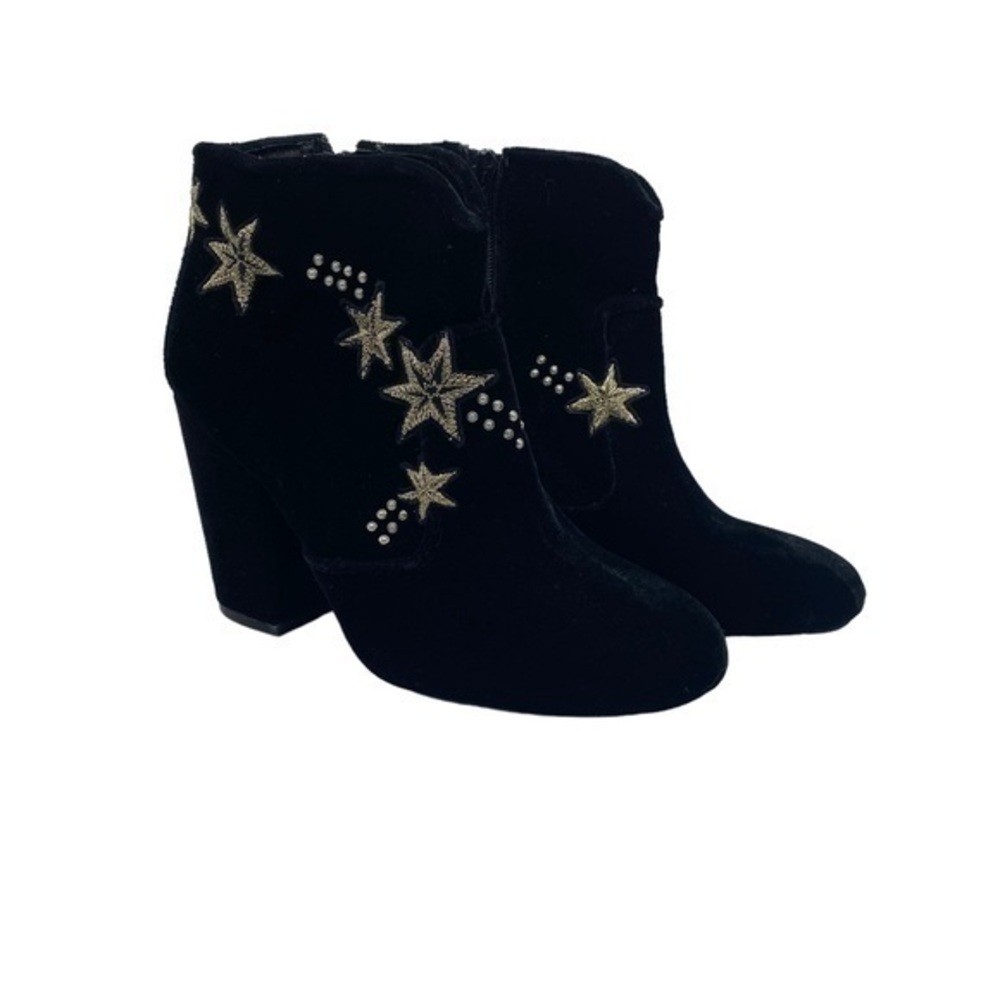 Mix No. 6 Izadora Booties Heels Black Velvet